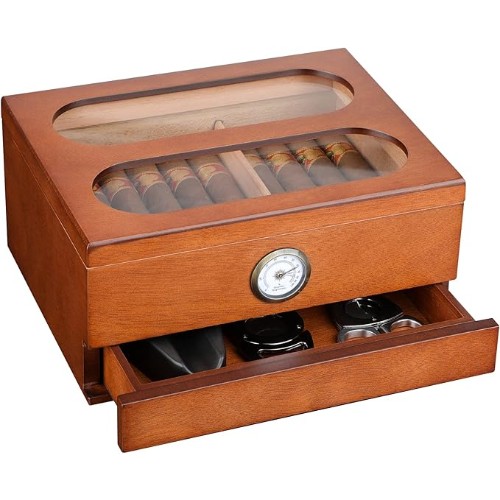 COOL-KNIGHT-Cigar-Humidor-with-Front-Hygrometer