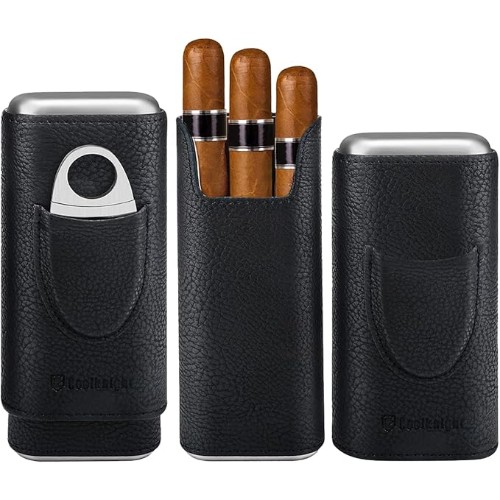 COOL-KNIGHT-Leather-Cigar-Case